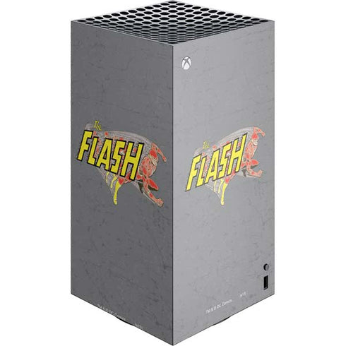 DC Comics The Flash Vintage Action Running Pose XBox Series X Digital Edition Console Skin